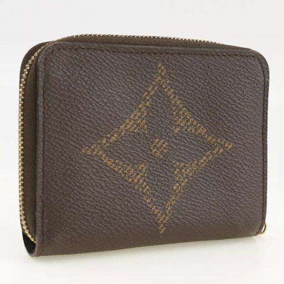 LOUIS VUITTON Zip Around Purse Coin Purse M69354 Brown/Monogram giant canv... - Picture 2 of 11